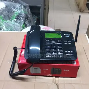 Large Phonebook Bontel T1000 Dual Sim Landline GSM Desktop Phone