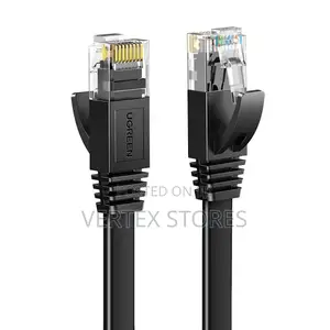 UGREEN NW102 Cat 6 U/Utp Lan Flat Cable 20m Black