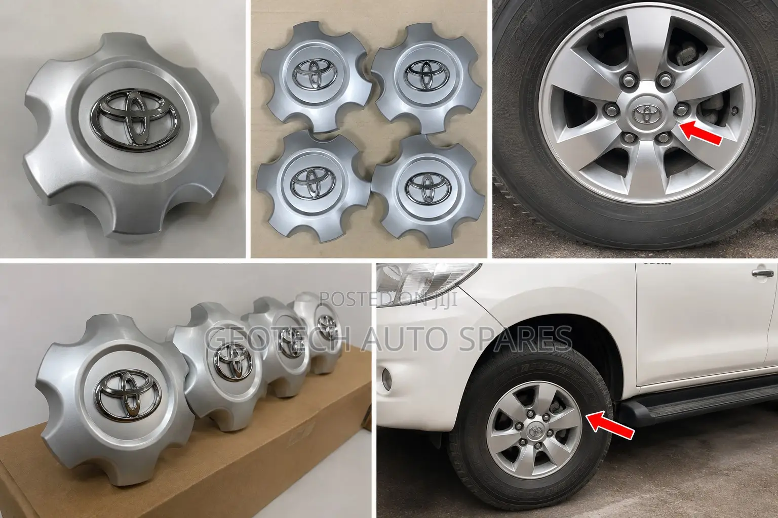 Toyota Hilux Vigo Wheel Caps Centre Rim Hub Covers Replacement