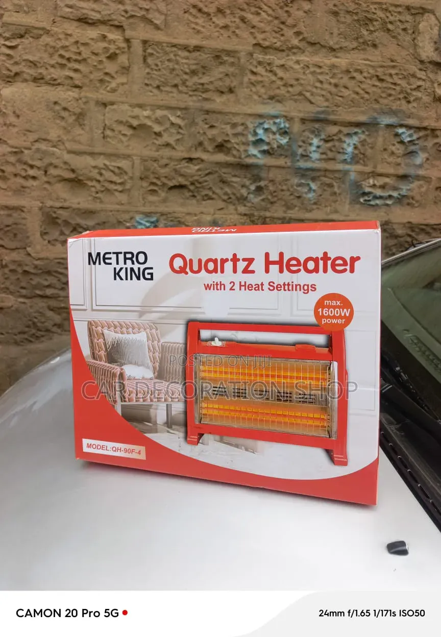 Compact,portable Electric Space Room Heater With Red Frame