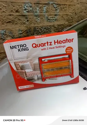 Compact,portable Electric Space Room Heater With Red Frame