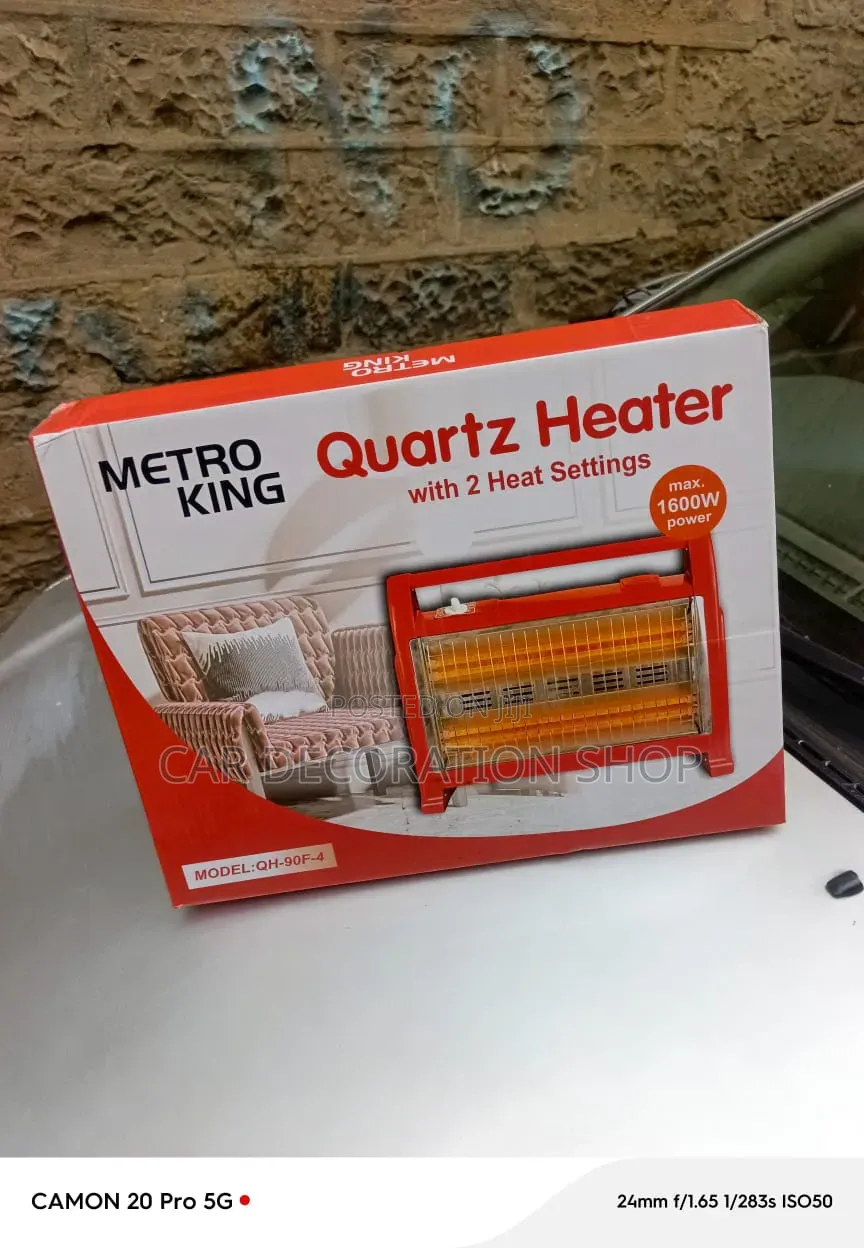 Compact,portable Electric Space Room Heater With Red Frame