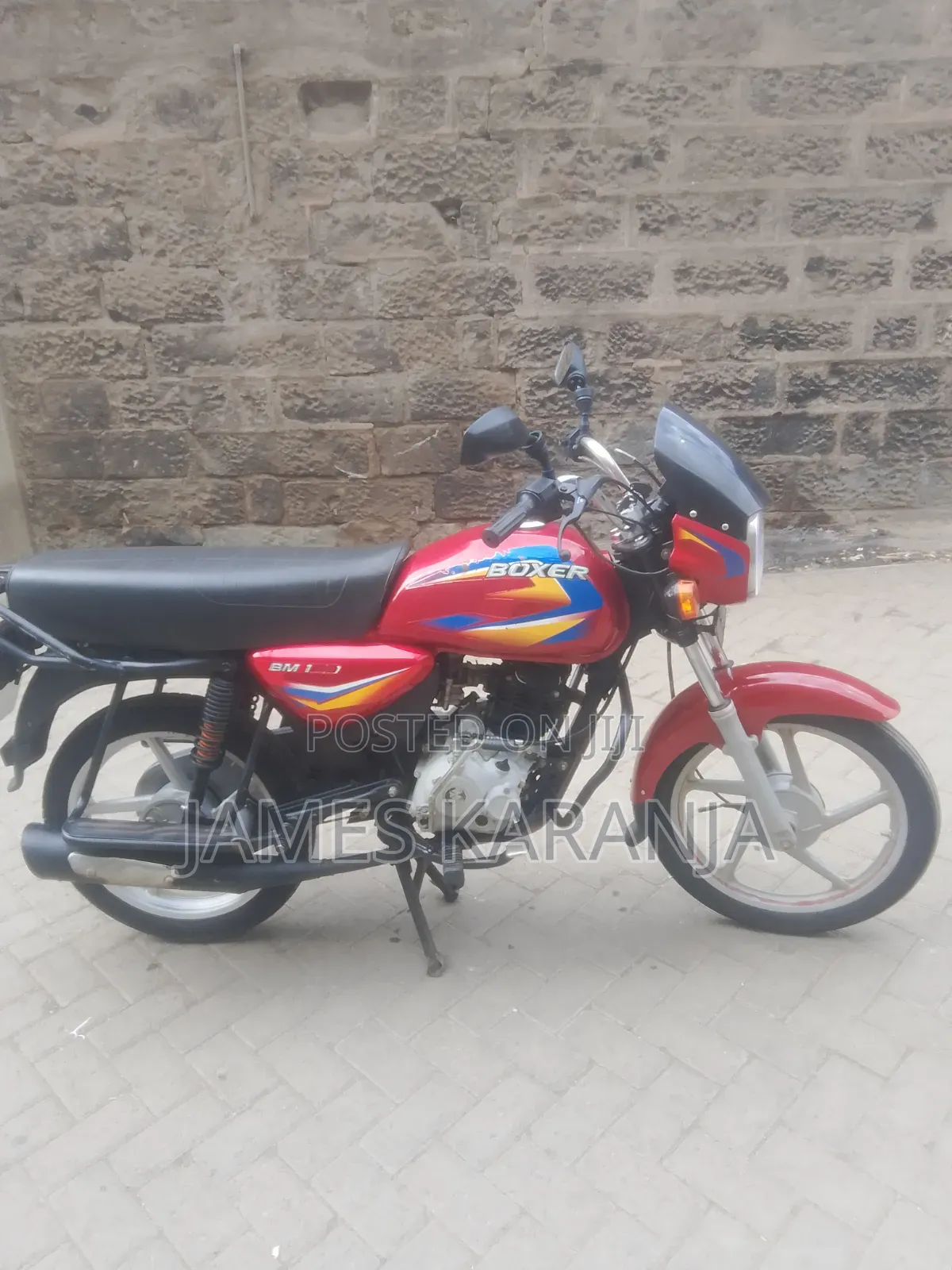 Bajaj Boxer 125 2022 Red