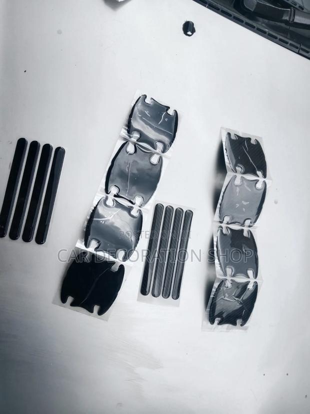 8pc Set Car Handle Bowl Stickers Protect Paint Around Door Handle