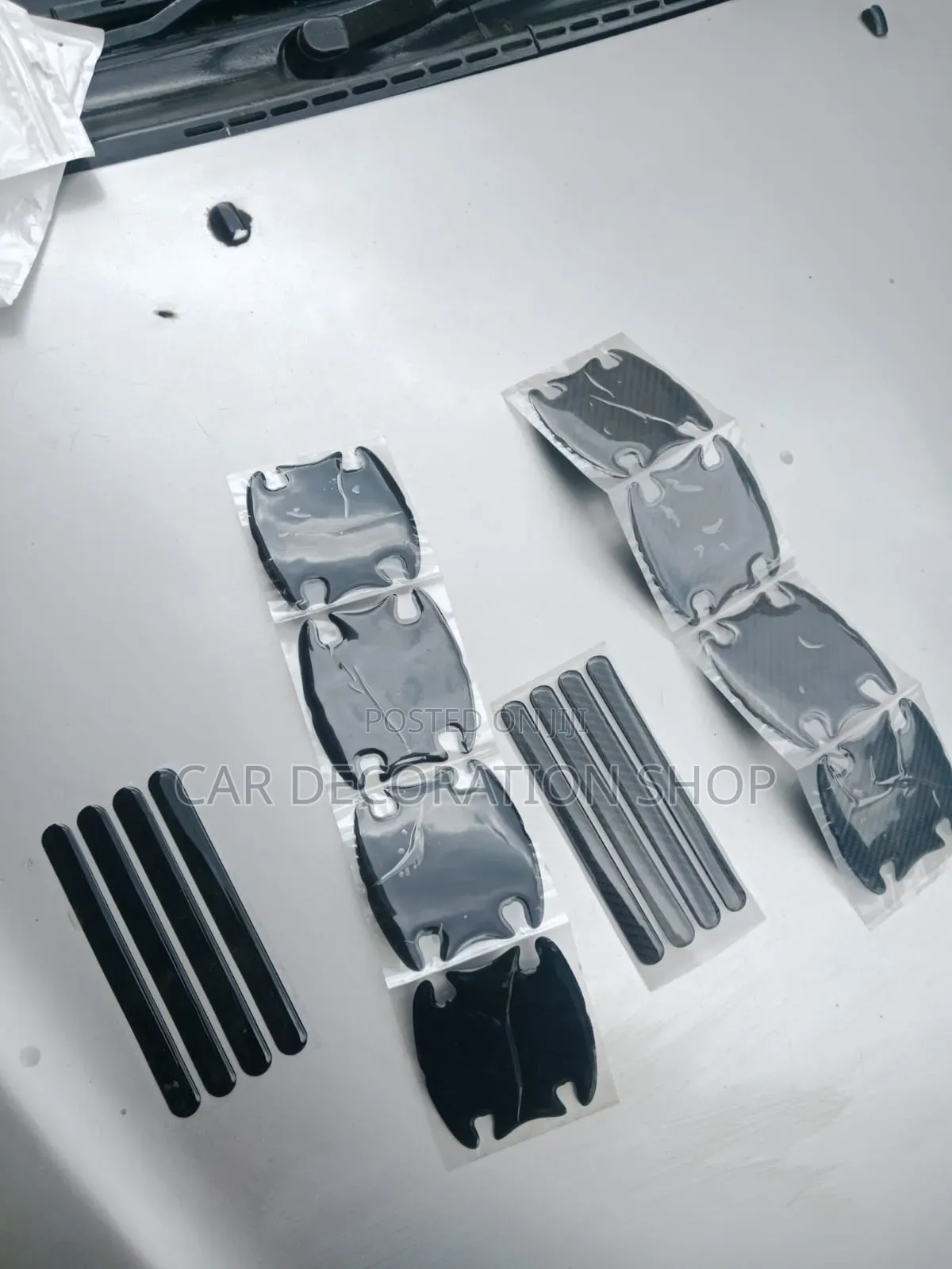 8pc Set Car Handle Bowl Stickers Protect Paint Around Door Handle