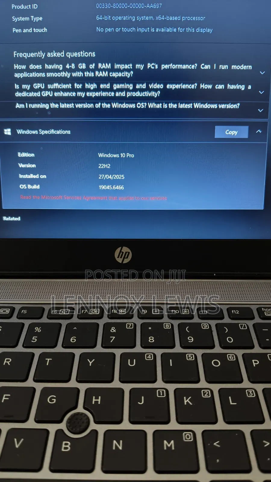 Laptop HP EliteBook 820 G3 4GB Intel Core i5 SSD 500GB