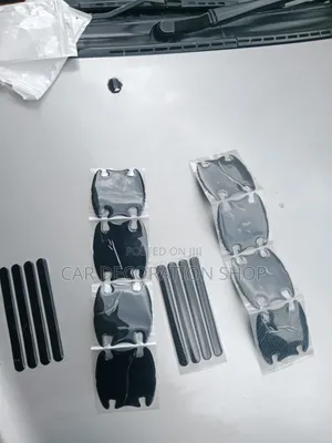 Self Adhesive PVC Black/Carbon Handle Stickers Protect Paint Scratches