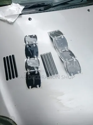Self Adhesive PVC Black/Carbon Handle Stickers Protect Paint Scratches