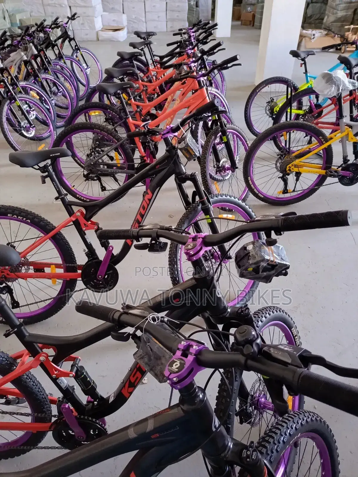 Hardtail Mountain Bike (Front Suspension, No Rear Suspension Visible)