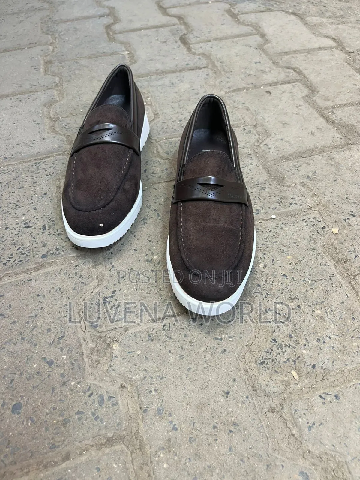 Brown Berluti Loafers