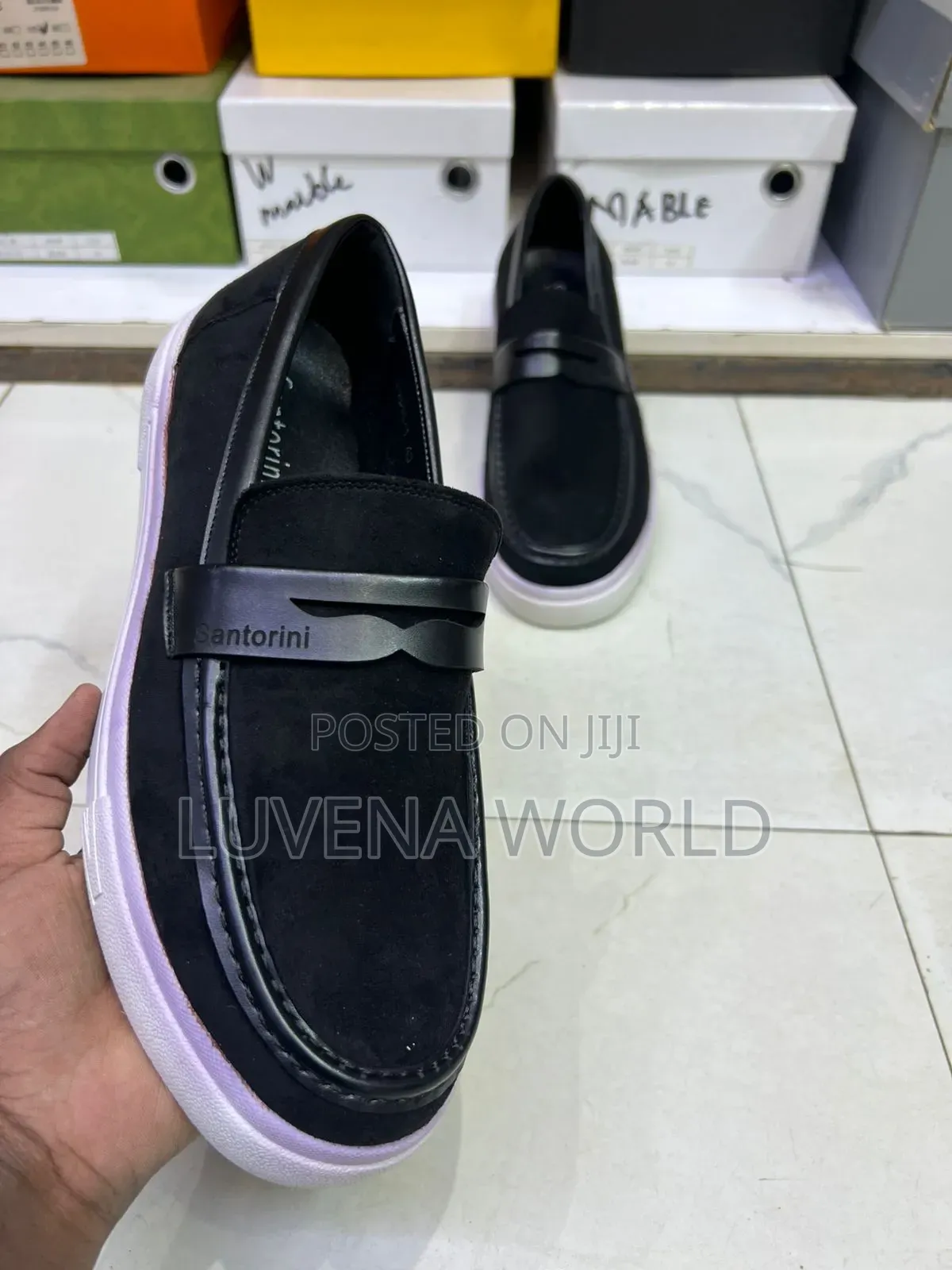 Black Berluti Loafers