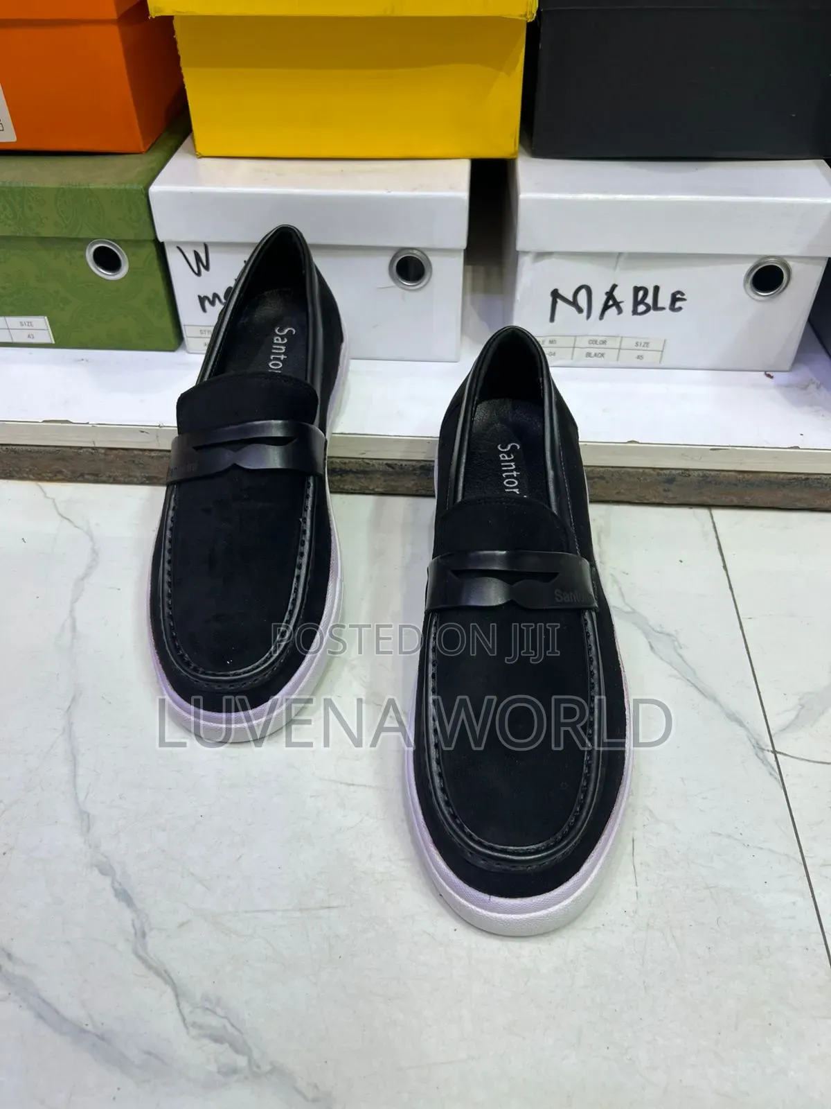 Black Berluti Loafers