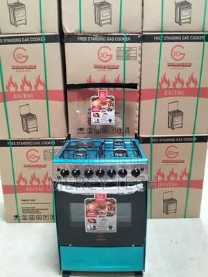 60*65 Eurochef Free Standing 3 Gas Burner + 1 Electric Cooker