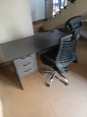 Combo Desk 1.2metres and Headrest Office Chair