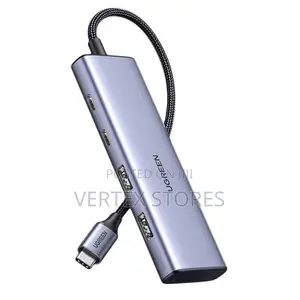 UGREEN CM473 4-in-1 USB-C Hub - Gray