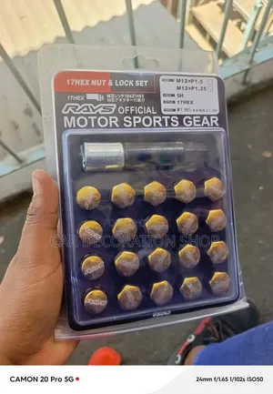 Subaru Gold Racing Wheel Lug Nuts