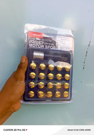Standard Hexagon Tuner Nuts and Matching Lock Nut Set Key