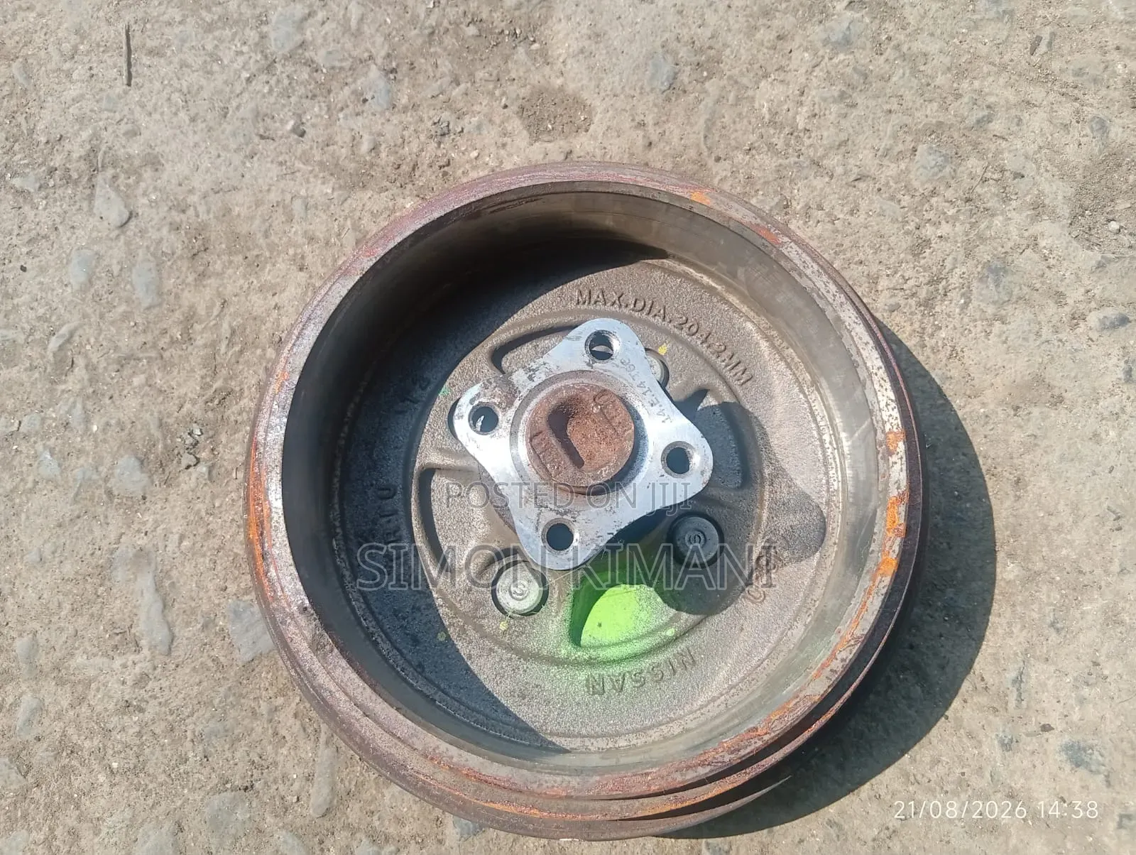 Rear Drum Nissan Note/March/Latio