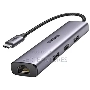UGREEN CM263 USB-C to 4-Port USB 3.0 Hub (Direct Insert) - Gray