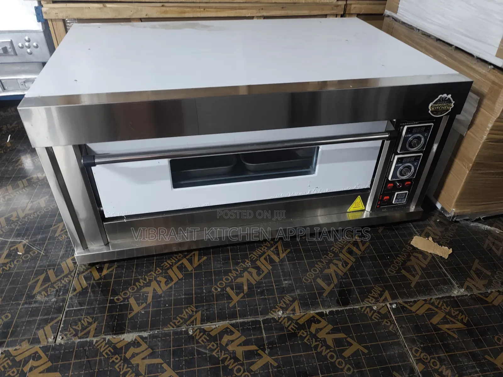 Stainless Steel Single Deck Electric Oven – 2 Trays
