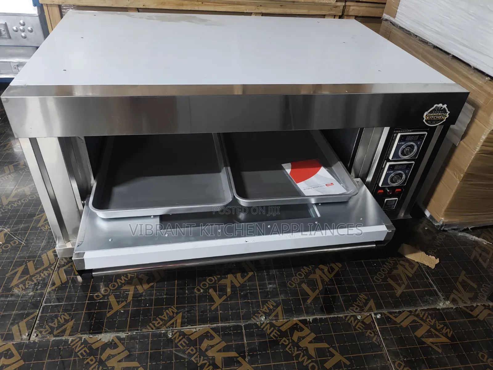 Stainless Steel Single Deck Electric Oven – 2 Trays