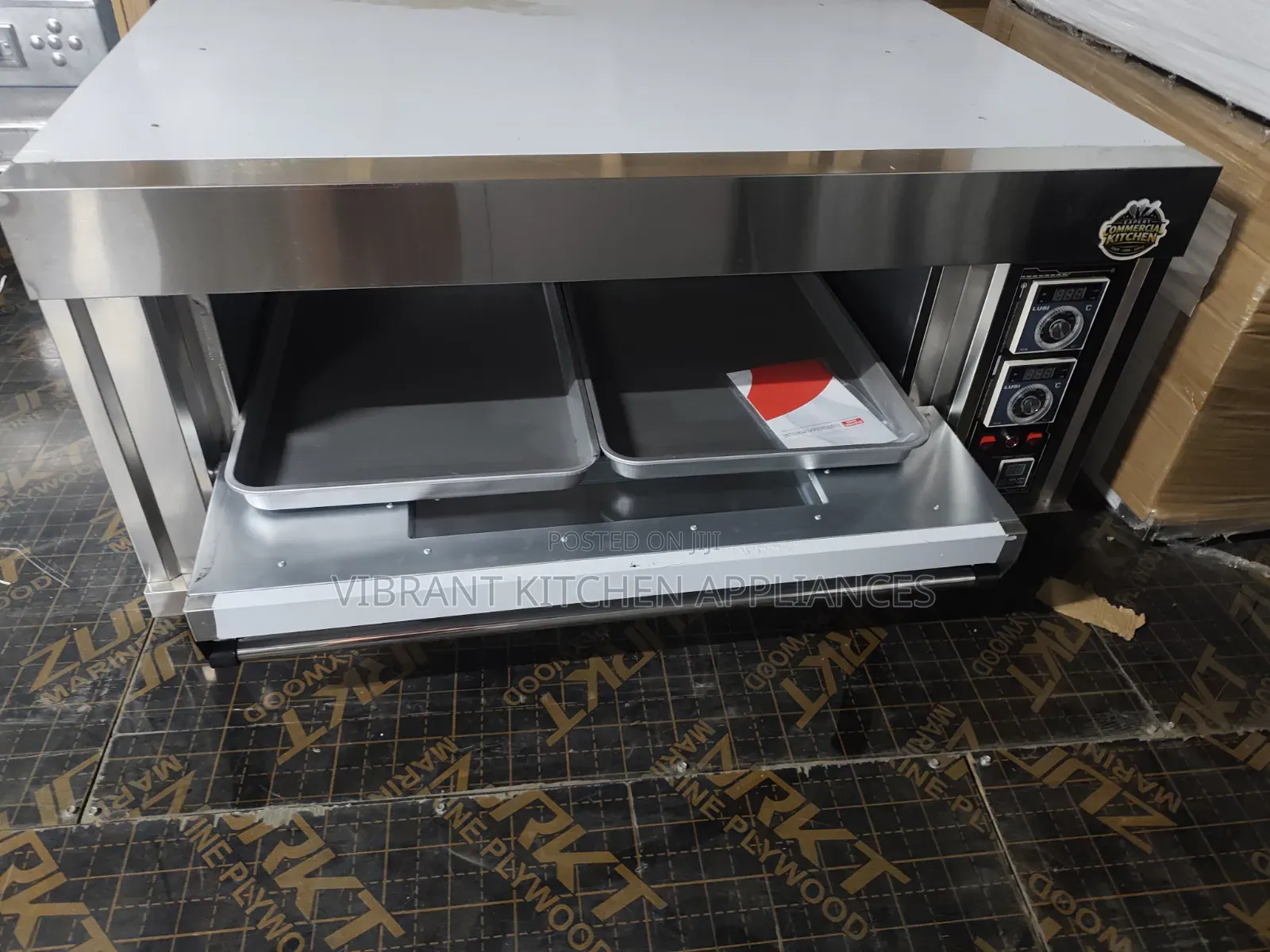 Stainless Steel Single Deck Electric Oven – 2 Trays