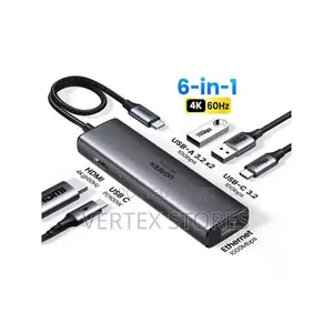 UGREEN CM512 6-in-1 USB-C Docking Station - Gray