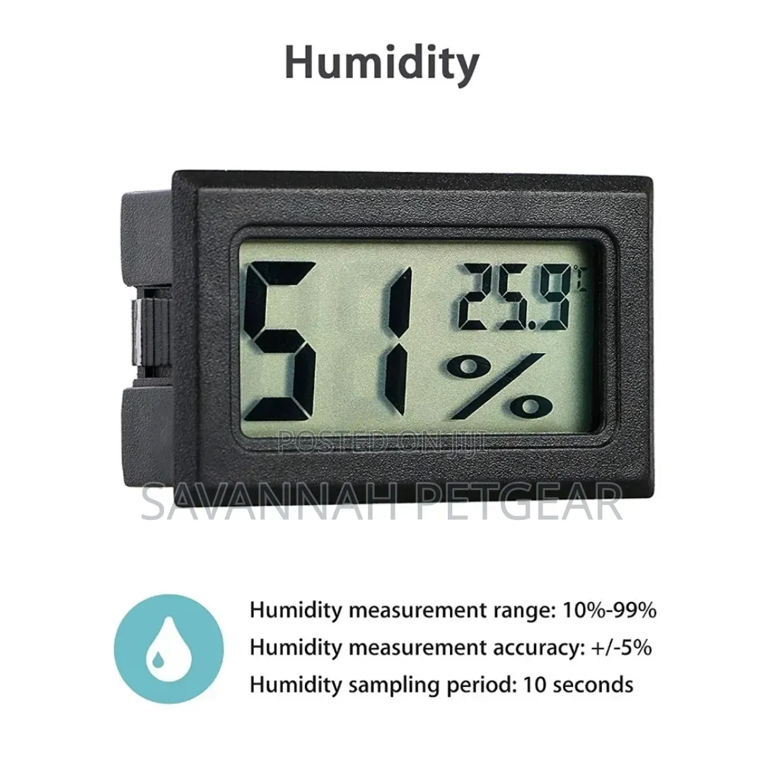 Egg Incubator Mini LCD Humidity Meter & Thermometer