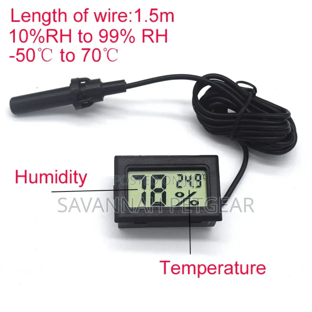 Egg Incubator Mini LCD Humidity Meter & Thermometer