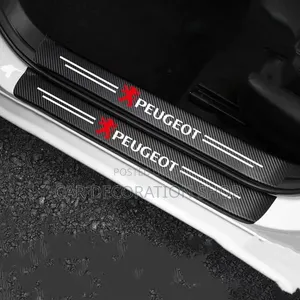 Peugeot Car Model Door Open Step Stickers Self Adhesive