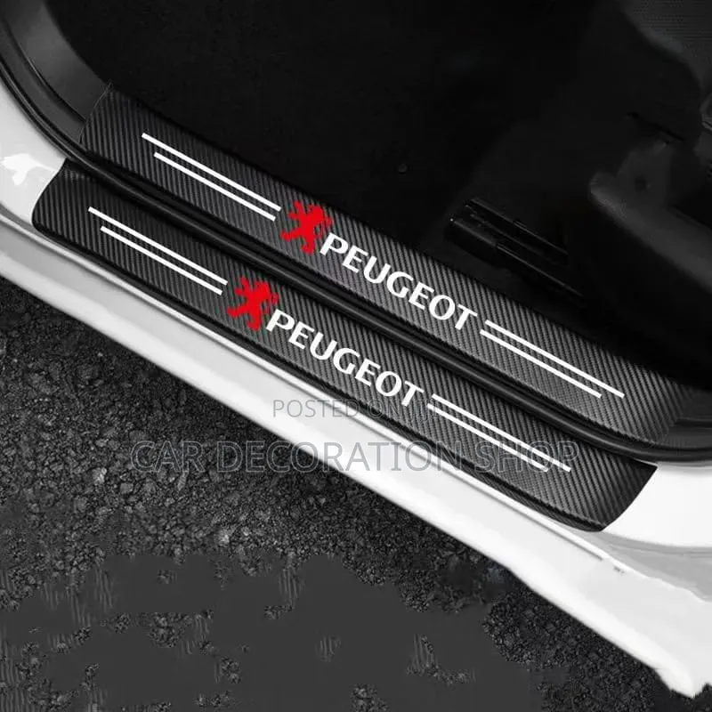 Peugeot Car Model Door Open Step Stickers Self Adhesive