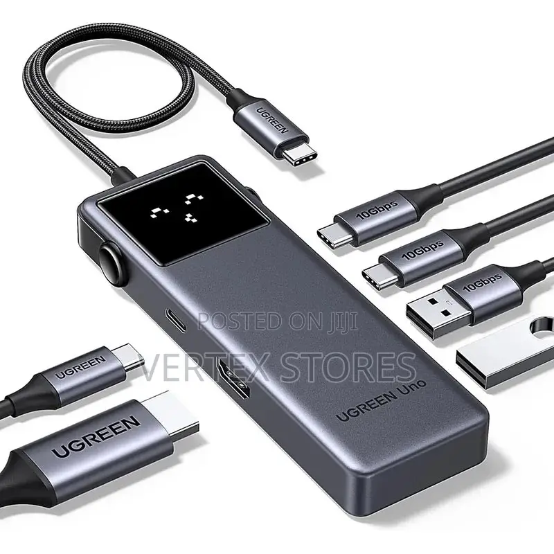 UGREEN CM888 6-in-1 UNO Docking Station - Gray