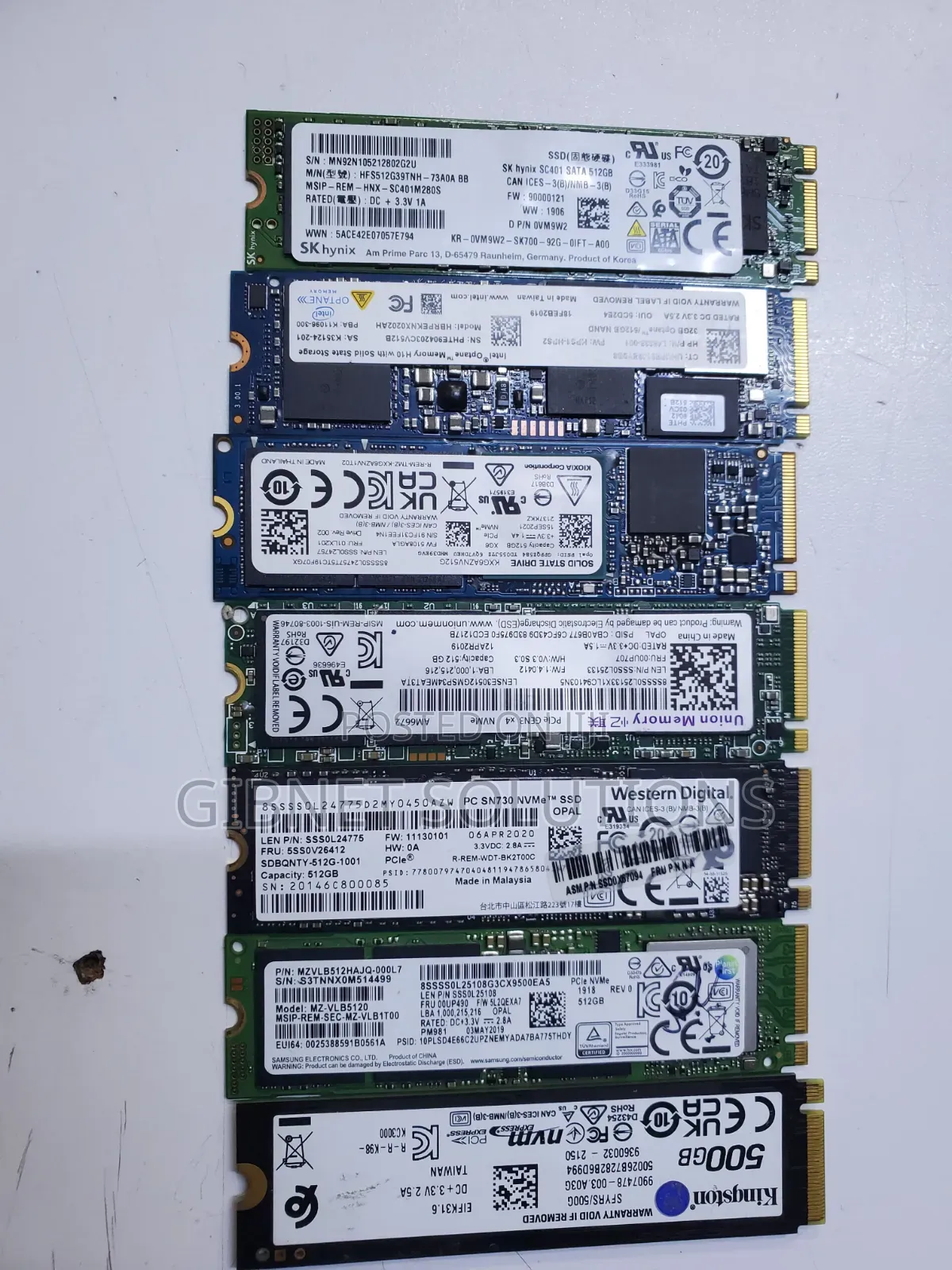512GB SSD Nvme / M.2 Harddisk