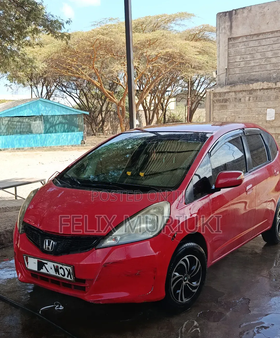Honda Fit 2012 Red