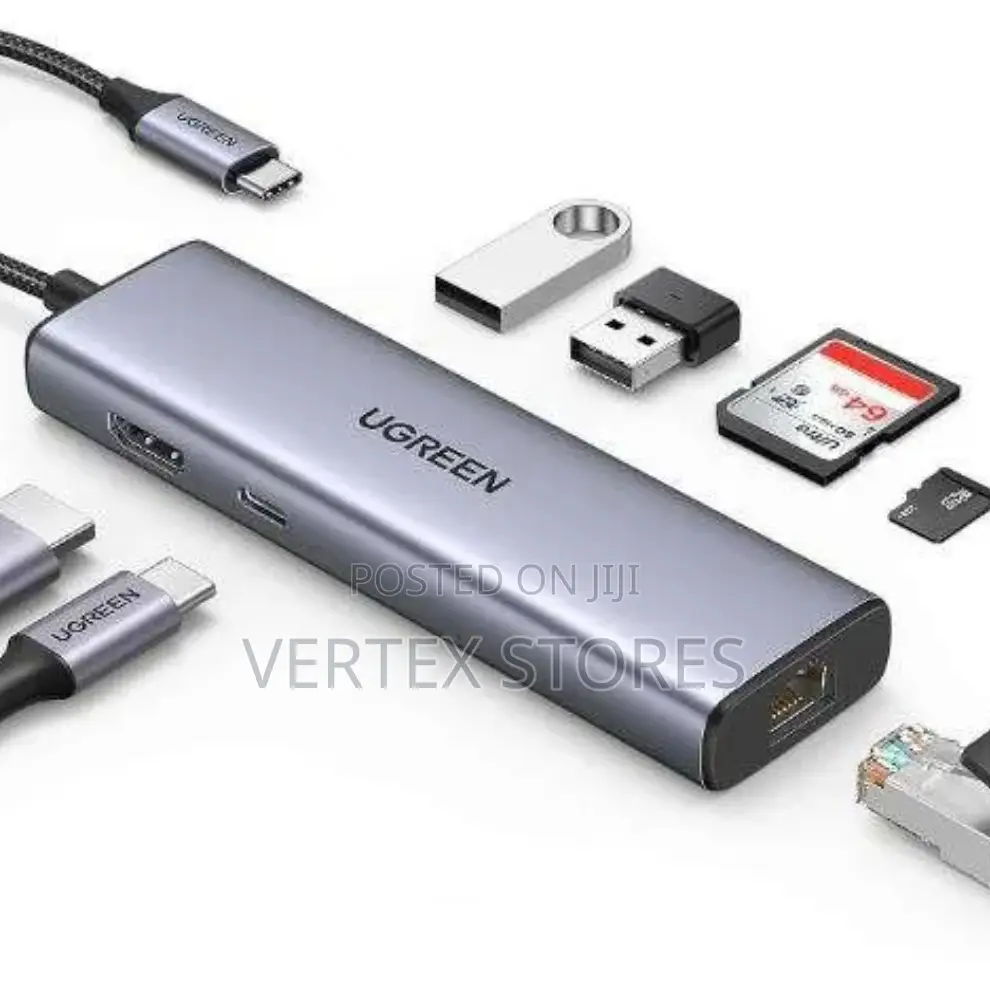 UGREEN CM512 7-in-1 Docking Station - Gray