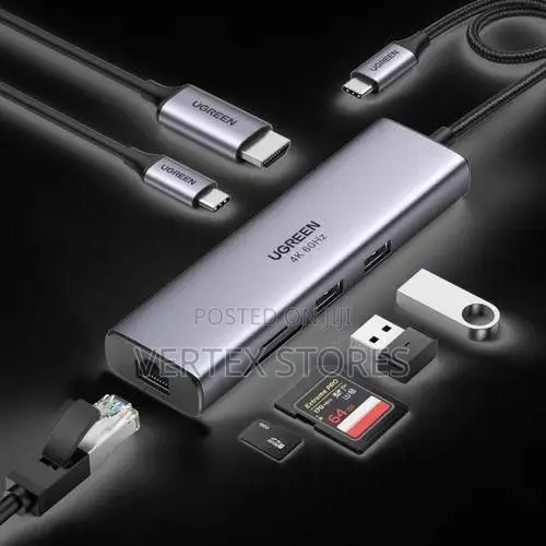 UGREEN CM512 7-in-1 Docking Station - Gray