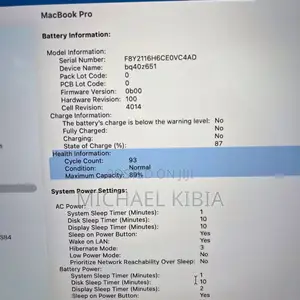 Laptop Apple MacBook Pro 2021 M1 16GB Apple M1 Pro SSD 1T
