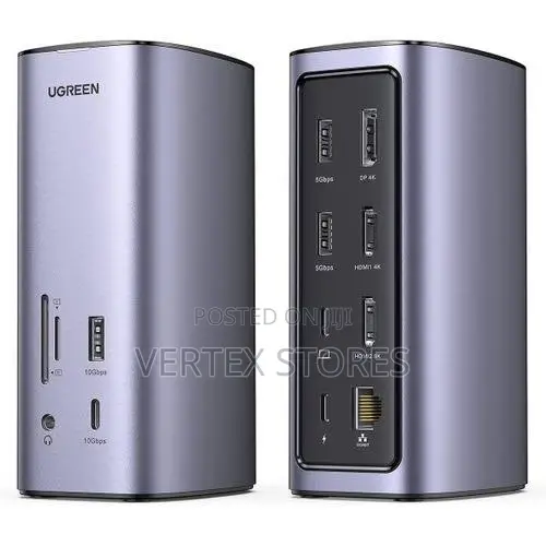 UGREEN CM555 12-in-1 PRO Docking Station - Gray