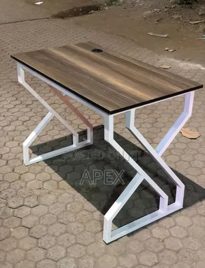Metallic Flame Office Study Desk