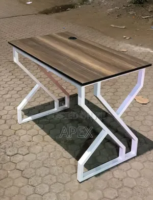 Metallic Flame Office Study Desk