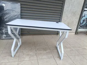 White Office Study Desk