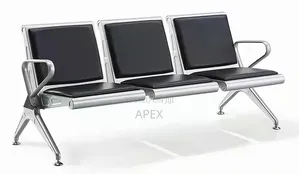 Heavy-Duty Padded 3 Seaters Waiting Bench