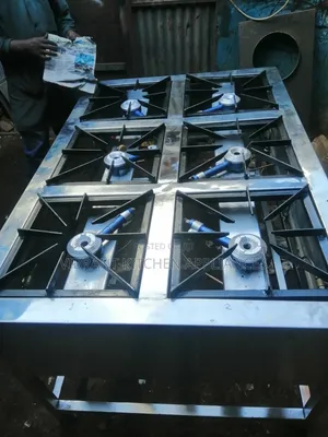 Six Burner Stainless Steel Commercial Cooker
