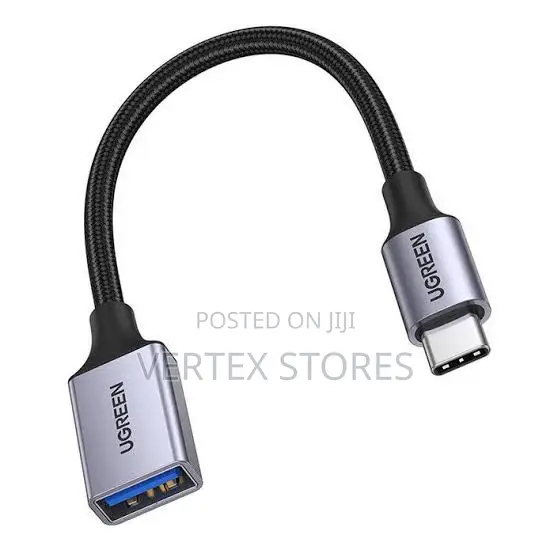 UGREEN US378 USB-C Male to USB 3.0 Female OTG Adapter Cable - Black