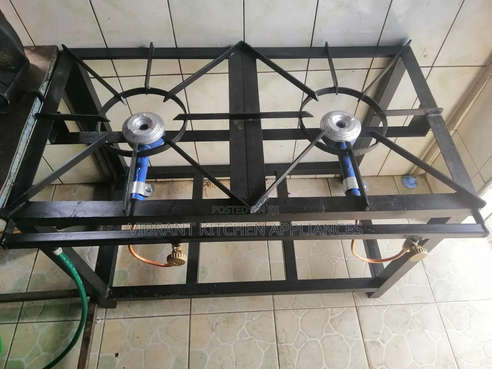 Two Burner Mild Steel Commercial Cooker