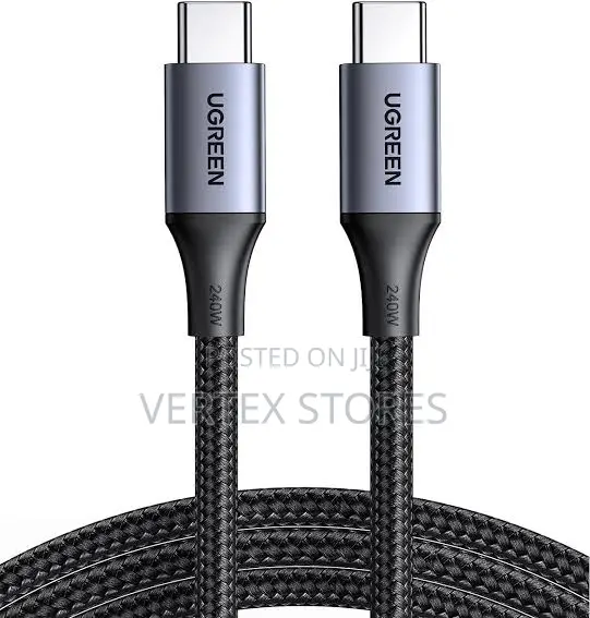 UGREEN US535 240W USB-C to USB-C Cable (1m) - Space Gray
