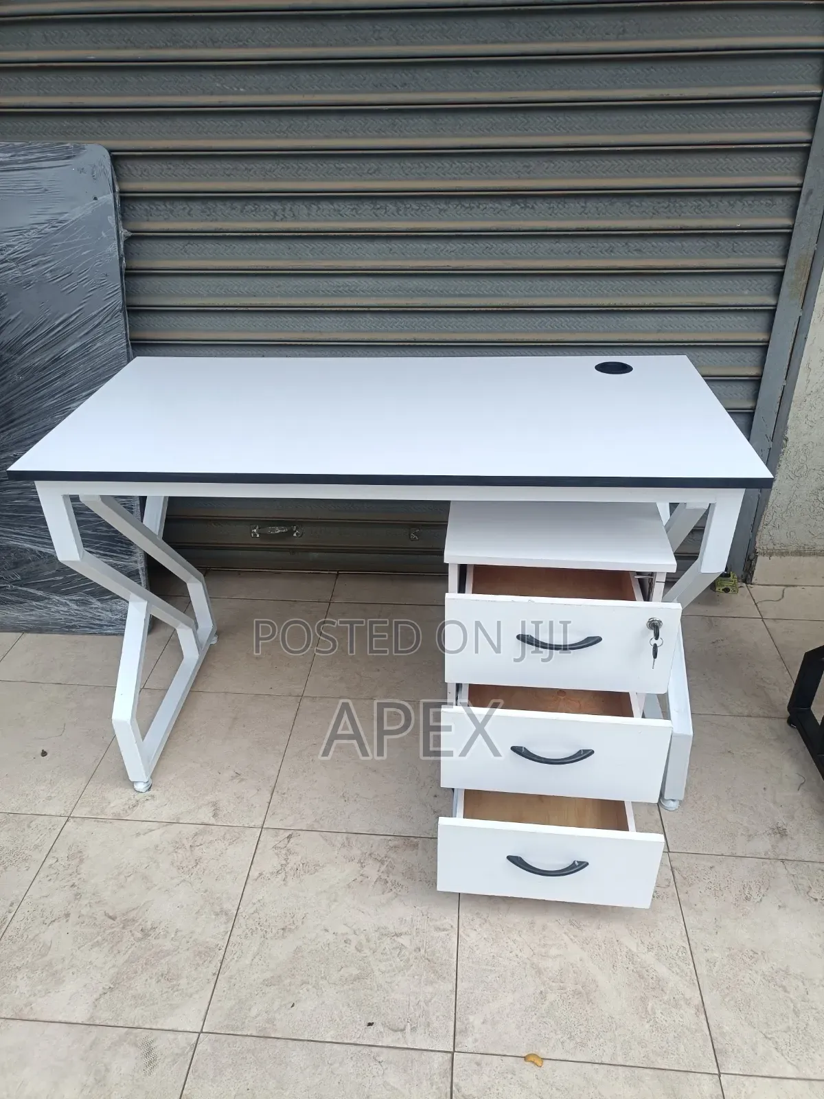 Office Desk With 3 Drawers