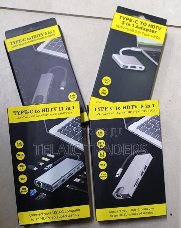 5 in 1 Type C USB Hub - main view
