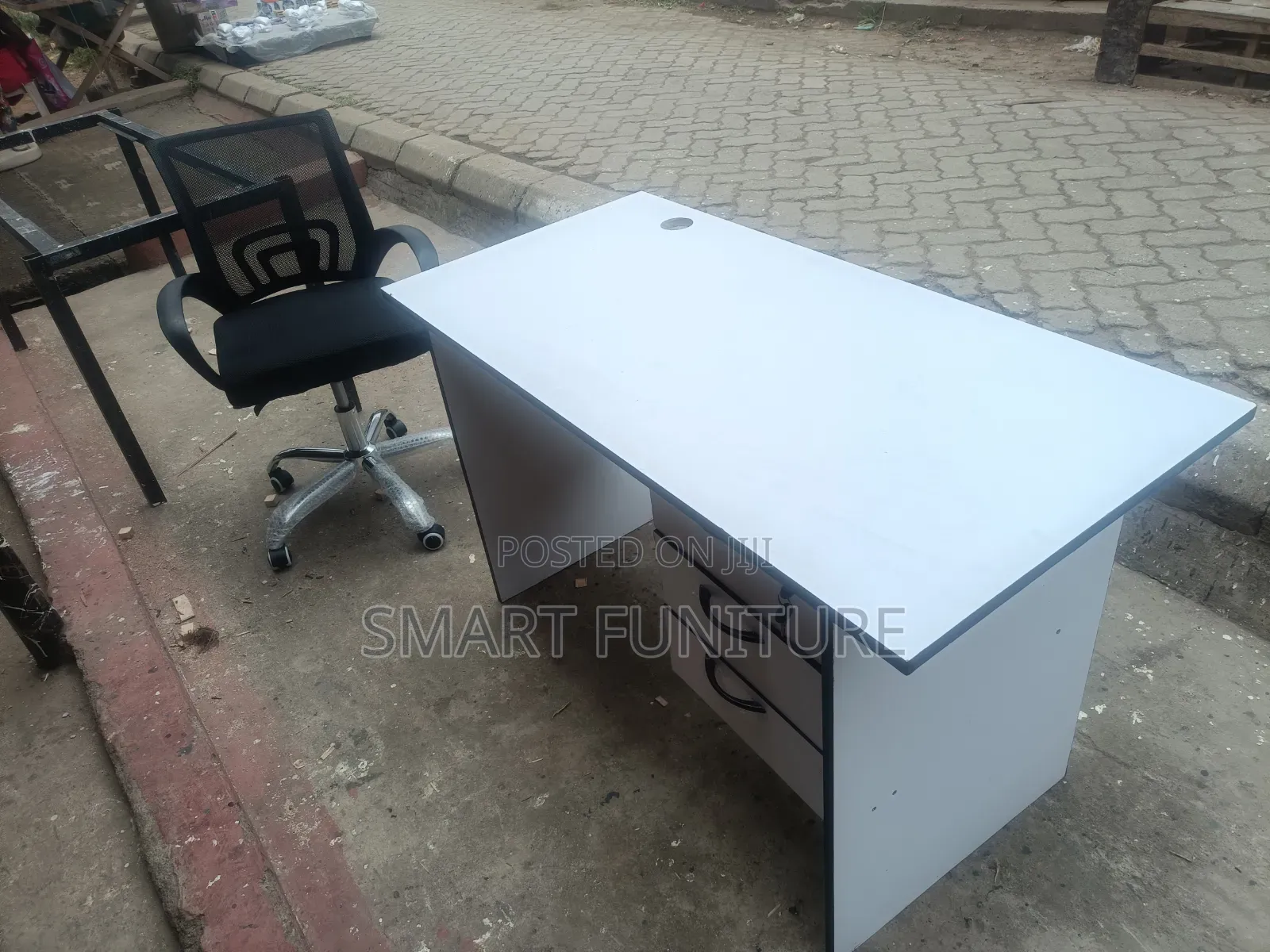 EXECUTIVE Wooden Office Desk - White