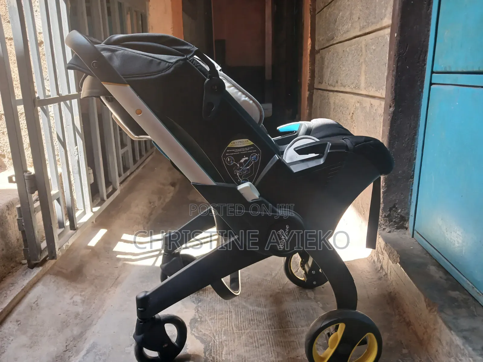 4 in 1 Stroller + a Free Portable and Foldable Baby Cosleeper With Net
